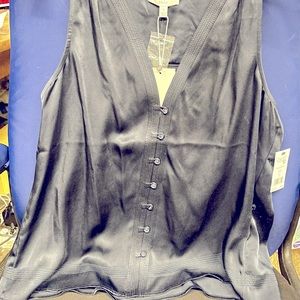 COLOR IS DEEP SEA BY JOIE SIZE SMALL; ELEGANT TOP WITH BUTTONING DOWN MIDDLE;NWT